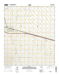 Bowie Arizona Current topographic map, 1:24000 scale, 7.5 X 7.5 Minute, Year 2014