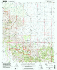 Bowie Mountain North Arizona Historical topographic map, 1:24000 scale, 7.5 X 7.5 Minute, Year 1996
