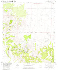 Bowie Mtn North Arizona Historical topographic map, 1:24000 scale, 7.5 X 7.5 Minute, Year 1979