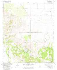 Bowie Mtn North Arizona Historical topographic map, 1:24000 scale, 7.5 X 7.5 Minute, Year 1979