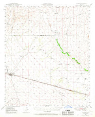 Bowie Arizona Historical topographic map, 1:62500 scale, 15 X 15 Minute, Year 1949