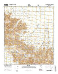 Bowie Mountain North Arizona Current topographic map, 1:24000 scale, 7.5 X 7.5 Minute, Year 2014