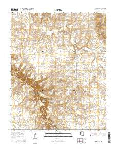 Box K Ranch Arizona Current topographic map, 1:24000 scale, 7.5 X 7.5 Minute, Year 2014