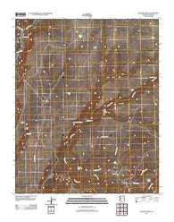 Bozarth Mesa Arizona Historical topographic map, 1:24000 scale, 7.5 X 7.5 Minute, Year 2011