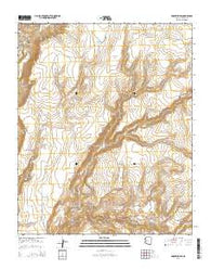 Bozarth Mesa Arizona Current topographic map, 1:24000 scale, 7.5 X 7.5 Minute, Year 2014