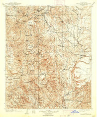 Bradshaw Mountains Arizona Historical topographic map, 1:125000 scale, 30 X 30 Minute, Year 1903