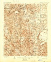 Bradshaw Mountains Arizona Historical topographic map, 1:125000 scale, 30 X 30 Minute, Year 1903