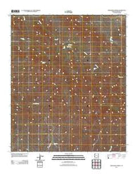 Branaman Spring Arizona Historical topographic map, 1:24000 scale, 7.5 X 7.5 Minute, Year 2011