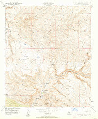 Brandenburg Mtn Arizona Historical topographic map, 1:24000 scale, 7.5 X 7.5 Minute, Year 1949