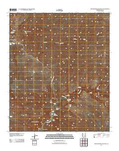 Brandenburg Mountain Arizona Historical topographic map, 1:24000 scale, 7.5 X 7.5 Minute, Year 2011