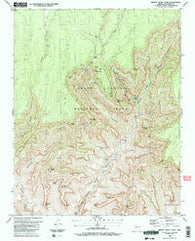 Bright Angel Point Arizona Historical topographic map, 1:24000 scale, 7.5 X 7.5 Minute, Year 1988
