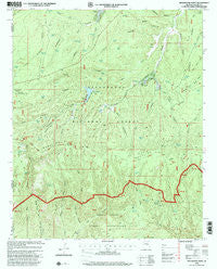 Brookbank Point Arizona Historical topographic map, 1:24000 scale, 7.5 X 7.5 Minute, Year 1998