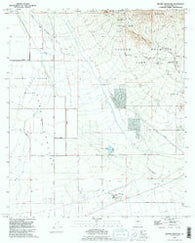 Brown Mountain Arizona Historical topographic map, 1:24000 scale, 7.5 X 7.5 Minute, Year 1992