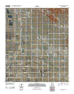 Brown Mountain Arizona Historical topographic map, 1:24000 scale, 7.5 X 7.5 Minute, Year 2011
