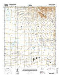 Brown Mountain Arizona Current topographic map, 1:24000 scale, 7.5 X 7.5 Minute, Year 2014