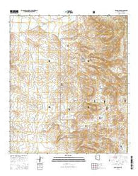 Bruno Peak Arizona Current topographic map, 1:24000 scale, 7.5 X 7.5 Minute, Year 2014