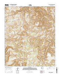Brushy Canyon Arizona Current topographic map, 1:24000 scale, 7.5 X 7.5 Minute, Year 2014