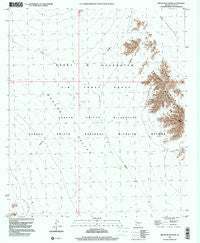 Bryan Mountains Arizona Historical topographic map, 1:24000 scale, 7.5 X 7.5 Minute, Year 1996