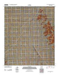 Bryan Mountains Arizona Historical topographic map, 1:24000 scale, 7.5 X 7.5 Minute, Year 2011