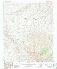 Bryce Mountain Arizona Historical topographic map, 1:24000 scale, 7.5 X 7.5 Minute, Year 1989