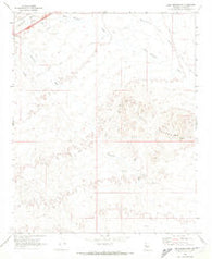 Buck Mountains Arizona Historical topographic map, 1:24000 scale, 7.5 X 7.5 Minute, Year 1970