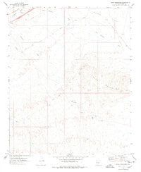 Buck Mountains Arizona Historical topographic map, 1:24000 scale, 7.5 X 7.5 Minute, Year 1970