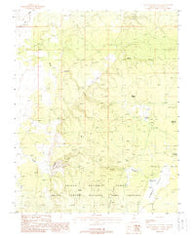 Buck Pasture Canyon Arizona Historical topographic map, 1:24000 scale, 7.5 X 7.5 Minute, Year 1988