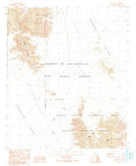 Buck Peak Arizona Historical topographic map, 1:24000 scale, 7.5 X 7.5 Minute, Year 1990