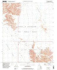 Buck Peak Arizona Historical topographic map, 1:24000 scale, 7.5 X 7.5 Minute, Year 1996