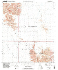 Buck Peak Arizona Historical topographic map, 1:24000 scale, 7.5 X 7.5 Minute, Year 1996
