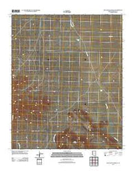 Buck Mountains SE Arizona Historical topographic map, 1:24000 scale, 7.5 X 7.5 Minute, Year 2011