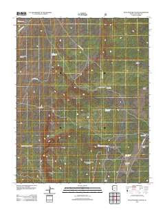 Buck Pasture Canyon Arizona Historical topographic map, 1:24000 scale, 7.5 X 7.5 Minute, Year 2012
