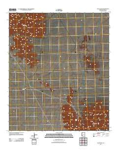 Buck Peak Arizona Historical topographic map, 1:24000 scale, 7.5 X 7.5 Minute, Year 2011
