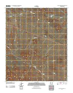 Bucket Mountain Arizona Historical topographic map, 1:24000 scale, 7.5 X 7.5 Minute, Year 2011