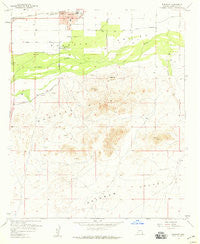 Buckeye Arizona Historical topographic map, 1:24000 scale, 7.5 X 7.5 Minute, Year 1958