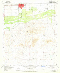 Buckeye Arizona Historical topographic map, 1:24000 scale, 7.5 X 7.5 Minute, Year 1958