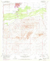 Buckeye Arizona Historical topographic map, 1:24000 scale, 7.5 X 7.5 Minute, Year 1958