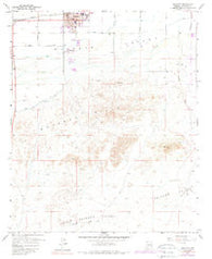 Buckeye Arizona Historical topographic map, 1:24000 scale, 7.5 X 7.5 Minute, Year 1958