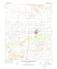 Buckeye Arizona Historical topographic map, 1:62500 scale, 15 X 15 Minute, Year 1958