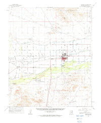 Buckeye Arizona Historical topographic map, 1:62500 scale, 15 X 15 Minute, Year 1958
