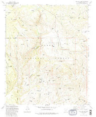 Buckhead Mesa Arizona Historical topographic map, 1:24000 scale, 7.5 X 7.5 Minute, Year 1973