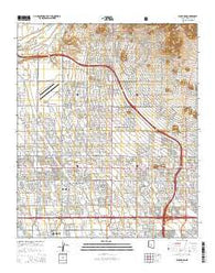 Buckhorn Arizona Current topographic map, 1:24000 scale, 7.5 X 7.5 Minute, Year 2014