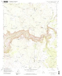 Buckhorn Mountain Arizona Historical topographic map, 1:24000 scale, 7.5 X 7.5 Minute, Year 1965