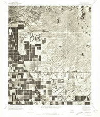 Buckhorn Arizona Historical topographic map, 1:24000 scale, 7.5 X 7.5 Minute, Year 1971