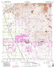 Buckhorn Arizona Historical topographic map, 1:24000 scale, 7.5 X 7.5 Minute, Year 1956