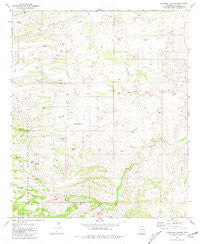 Buehman Canyon Arizona Historical topographic map, 1:24000 scale, 7.5 X 7.5 Minute, Year 1981