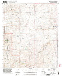 Buehman Canyon Arizona Historical topographic map, 1:24000 scale, 7.5 X 7.5 Minute, Year 1996