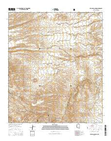 Buehman Canyon Arizona Current topographic map, 1:24000 scale, 7.5 X 7.5 Minute, Year 2014