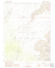 Buffalo Ranch Arizona Historical topographic map, 1:24000 scale, 7.5 X 7.5 Minute, Year 1988