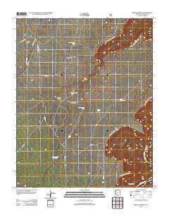 Buffalo Ranch Arizona Historical topographic map, 1:24000 scale, 7.5 X 7.5 Minute, Year 2012